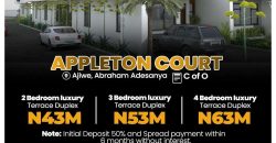 APPLETON COURT, ABRAHAM ADESANYA LEKKI